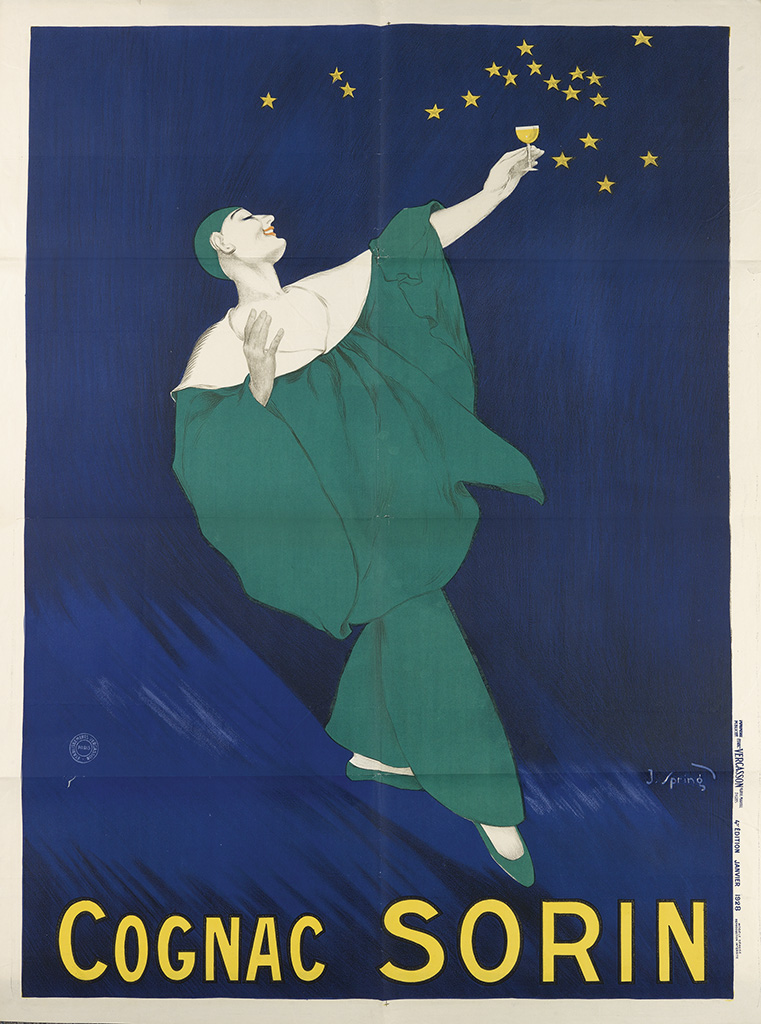 J. SPRING (DATES UNKNOWN). COGNAC SORIN. 1928. 63x47 inches, 160x120 cm. Vercasson, Paris.